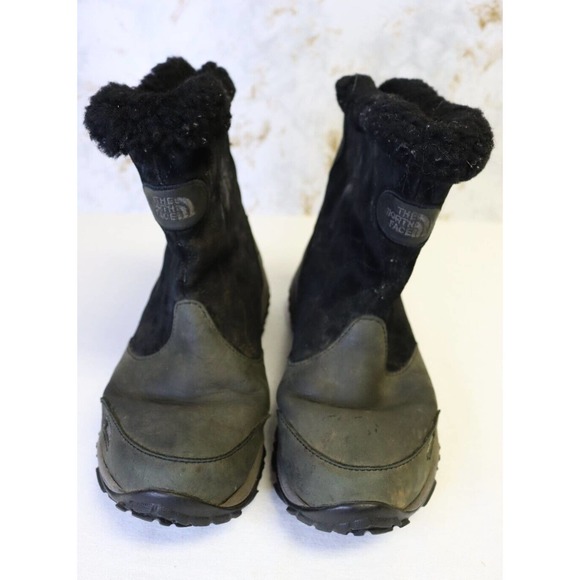 The North Face Primaloft Insulated Waterproof Winter Boots Black/Grey Size 8 - Picture 2 of 10